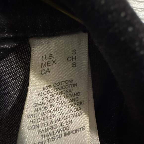 Liz Claiborne Black Denim Jean Jacket - Picture 4 of 6